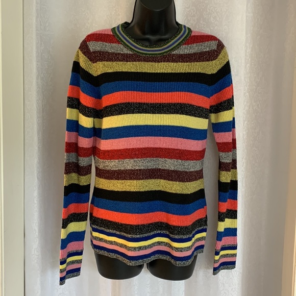INC. Stripe Sweater Sz:M - Picture 1 of 5
